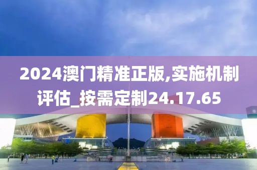 2024澳门精准正版,实施机制评估_按需定制24.17.65
