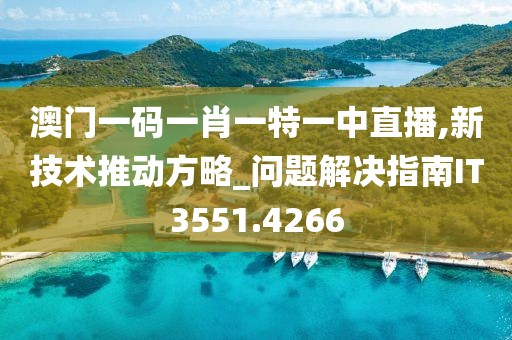 澳门一码一肖一特一中直播,新技术推动方略_问题解决指南IT3551.4266
