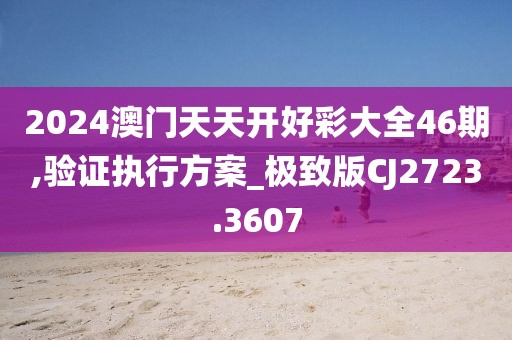 2024澳门天天开好彩大全46期,验证执行方案_极致版CJ2723.3607