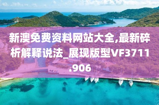新澳免费资料网站大全,最新碎析解释说法_展现版型VF3711.906