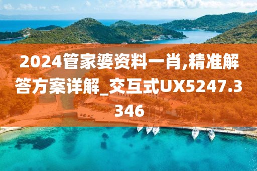 2024管家婆资料一肖,精准解答方案详解_交互式UX5247.3346