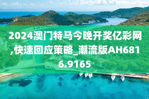 2024澳门特马今晚开奖亿彩网,快速回应策略_潮流版AH6816.9165