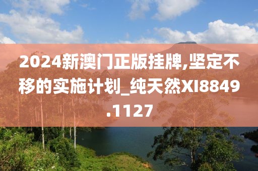 2024新澳门正版挂牌,坚定不移的实施计划_纯天然XI8849.1127