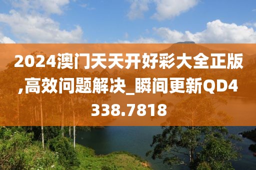 2024澳门天天开好彩大全正版,高效问题解决_瞬间更新QD4338.7818