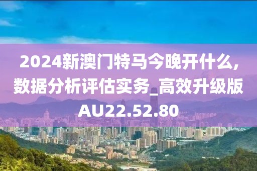 2024新澳门特马今晚开什么,数据分析评估实务_高效升级版AU22.52.80
