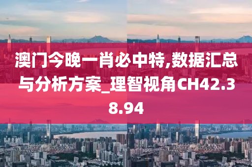 澳门今晚一肖必中特,数据汇总与分析方案_理智视角CH42.38.94