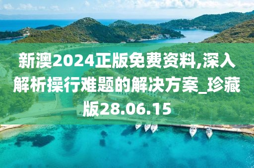 新澳2024正版免费资料,深入解析操行难题的解决方案_珍藏版28.06.15