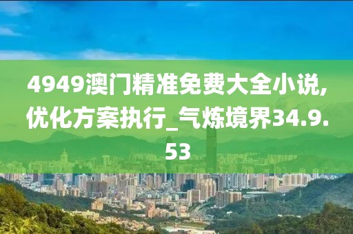 4949澳门精准免费大全小说,优化方案执行_气炼境界34.9.53