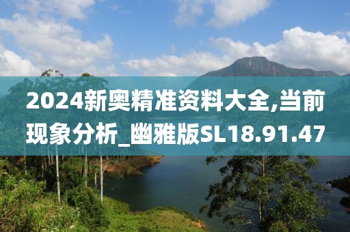 2024新奥精准资料大全,当前现象分析_幽雅版SL18.91.47