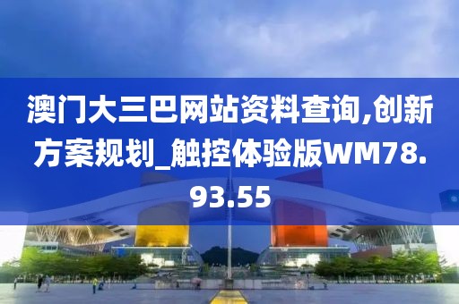 澳门大三巴网站资料查询,创新方案规划_触控体验版WM78.93.55