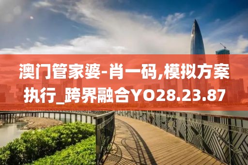 澳门管家婆-肖一码,模拟方案执行_跨界融合YO28.23.87
