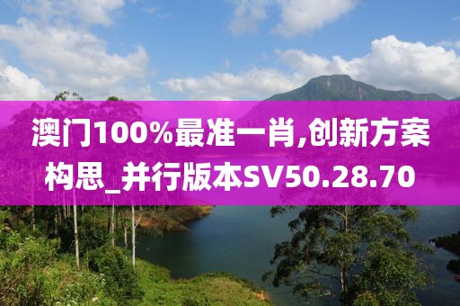 澳门100%最准一肖,创新方案构思_并行版本SV50.28.70