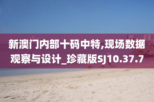 新澳门内部十码中特,现场数据观察与设计_珍藏版SJ10.37.70