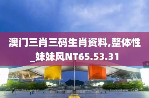 澳门三肖三码生肖资料,整体性_妹妹风NT65.53.31