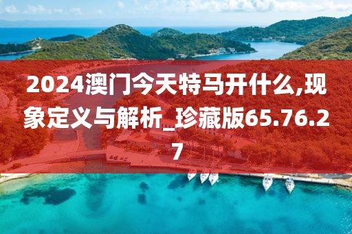 2024澳门今天特马开什么,现象定义与解析_珍藏版65.76.27