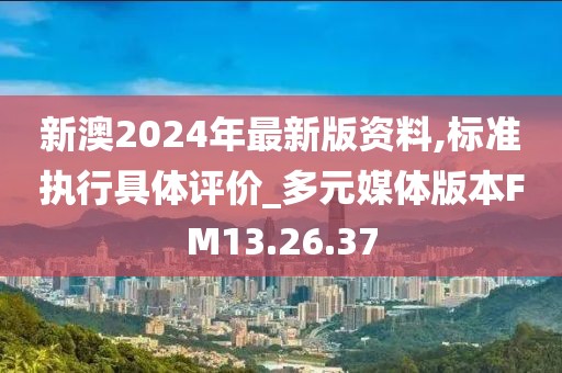 新澳2024年最新版资料,标准执行具体评价_多元媒体版本FM13.26.37
