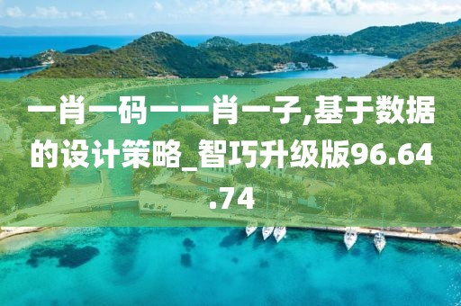 一肖一码一一肖一子,基于数据的设计策略_智巧升级版96.64.74