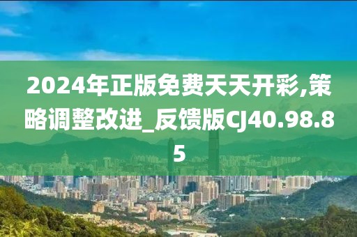 2024年正版免费天天开彩,策略调整改进_反馈版CJ40.98.85