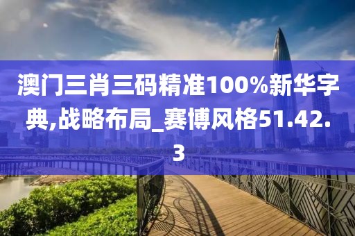 澳门三肖三码精准100%新华字典,战略布局_赛博风格51.42.3