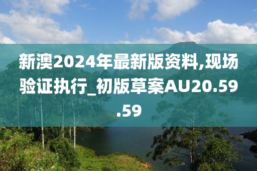 新澳2024年最新版资料,现场验证执行_初版草案AU20.59.59