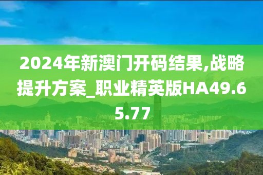 2024年新澳门开码结果,战略提升方案_职业精英版HA49.65.77