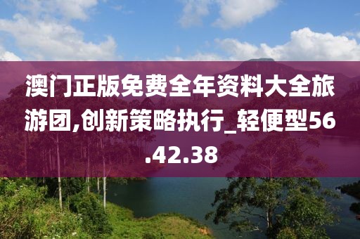 澳门正版免费全年资料大全旅游团,创新策略执行_轻便型56.42.38