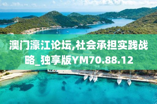 澳门濠江论坛,社会承担实践战略_独享版YM70.88.12