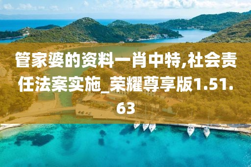管家婆的资料一肖中特,社会责任法案实施_荣耀尊享版1.51.63