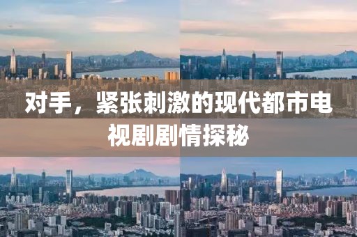 对手，紧张刺激的现代都市电视剧剧情探秘
