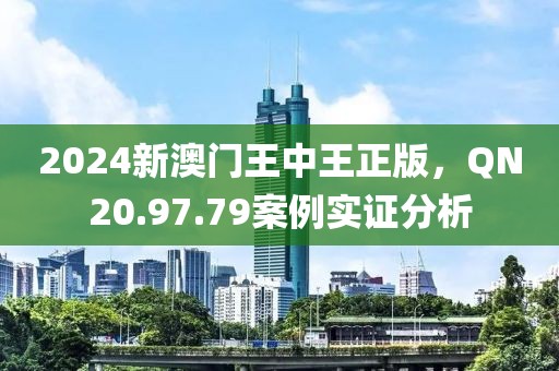 2024新澳门王中王正版，QN20.97.79案例实证分析
