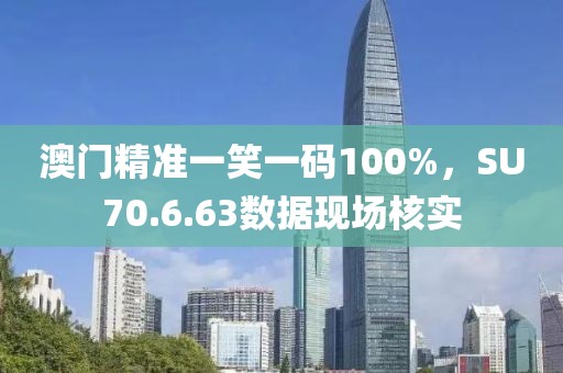 澳门精准一笑一码100%，SU70.6.63数据现场核实