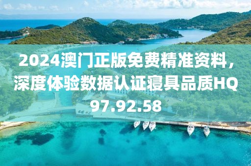 2024澳门正版免费精准资料，深度体验数据认证寝具品质HQ97.92.58