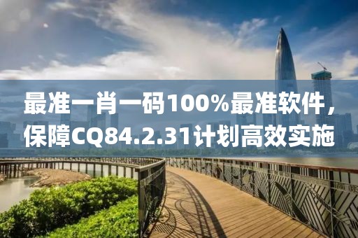 最准一肖一码100%最准软件，保障CQ84.2.31计划高效实施