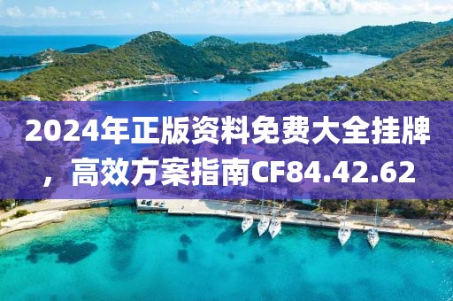 2024年正版资料免费大全挂牌，高效方案指南CF84.42.62
