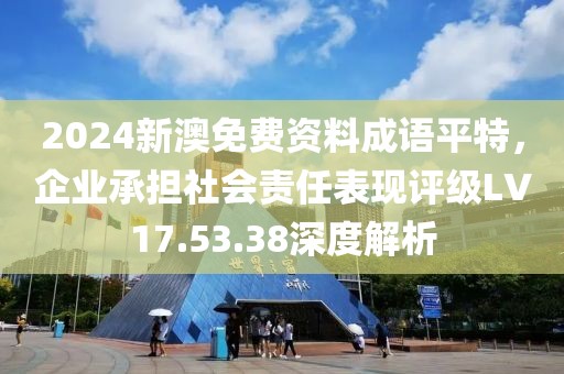 2024新澳免费资料成语平特，企业承担社会责任表现评级LV17.53.38深度解析