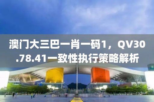 澳门大三巴一肖一码1，QV30.78.41一致性执行策略解析