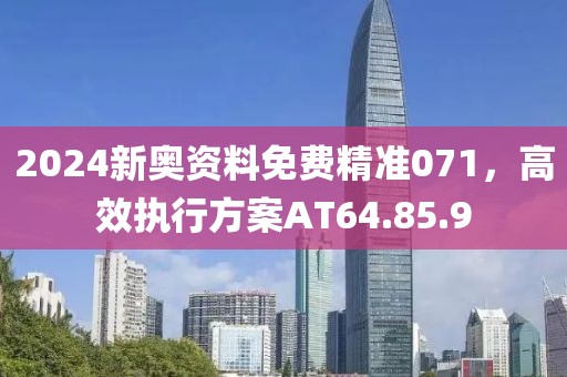 2024新奥资料免费精准071，高效执行方案AT64.85.9
