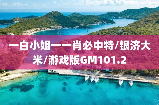 一白小姐一一肖必中特/银济大米/游戏版GM101.2