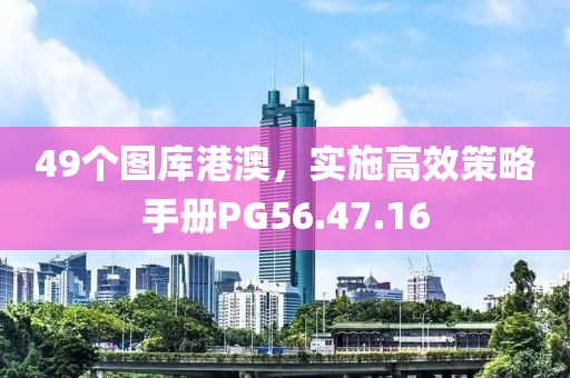 49个图库港澳，实施高效策略手册PG56.47.16