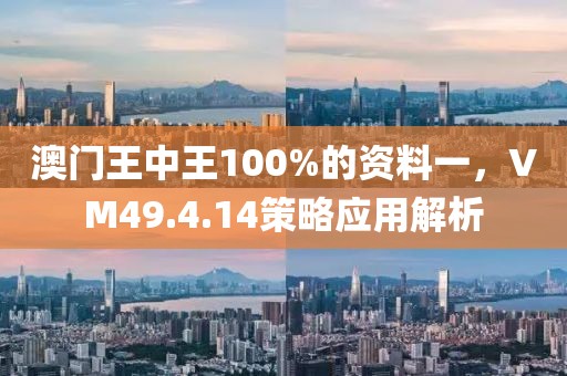澳门王中王100%的资料一，VM49.4.14策略应用解析