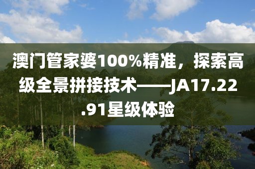 澳门管家婆100%精准，探索高级全景拼接技术——JA17.22.91星级体验