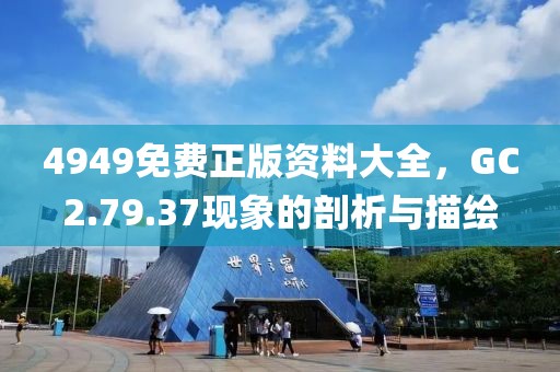 4949免费正版资料大全，GC2.79.37现象的剖析与描绘