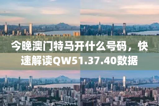 今晚澳门特马开什么号码，快速解读QW51.37.40数据