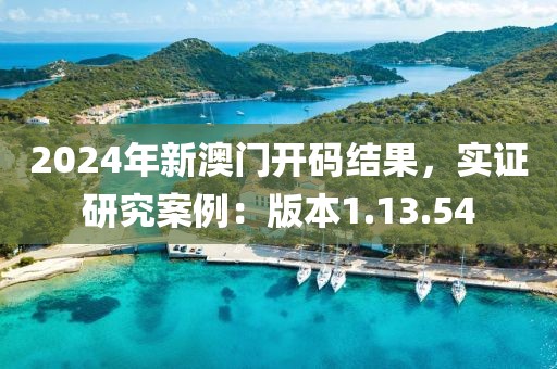 2024年新澳门开码结果，实证研究案例：版本1.13.54