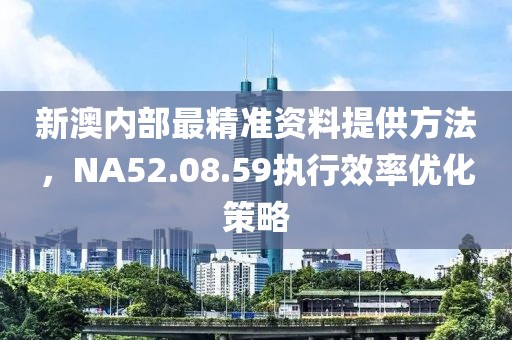 新澳内部最精准资料提供方法，NA52.08.59执行效率优化策略