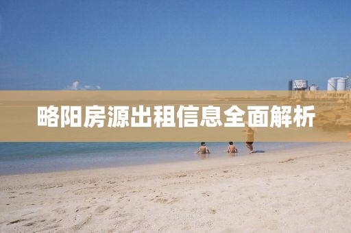 略阳房源出租信息全面解析