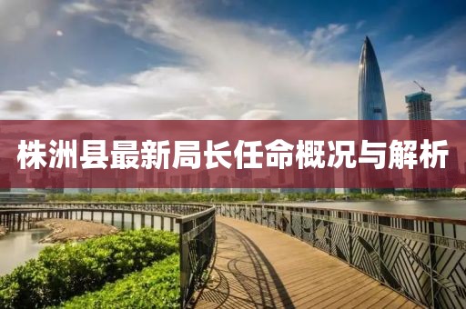 株洲县最新局长任命概况与解析