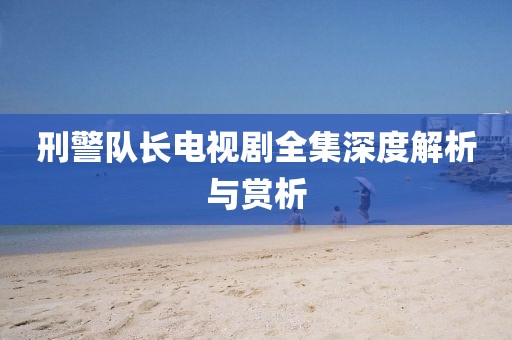 刑警队长电视剧全集深度解析与赏析