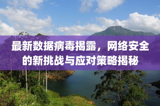 最新数据病毒揭露，网络安全的新挑战与应对策略揭秘