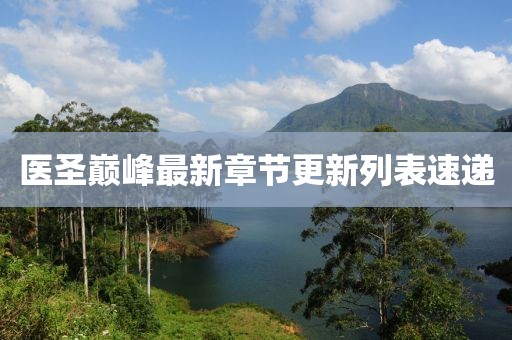 医圣巅峰最新章节更新列表速递